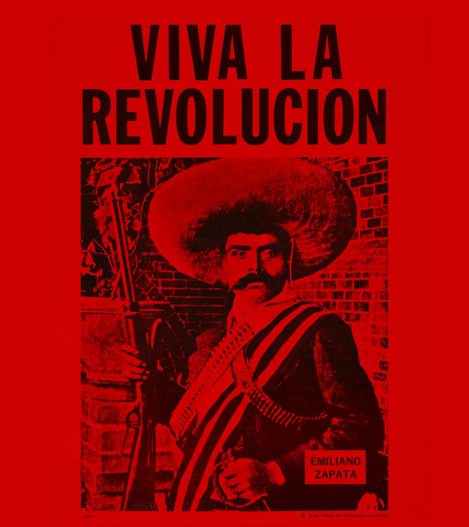 Viva La Revolución political poster